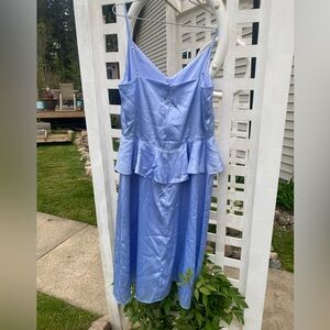 New with tags slip dress in a periwinkle blue.